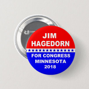 Jim Hagedorn Minnesota Congress 2018 6 Cm Round Badge