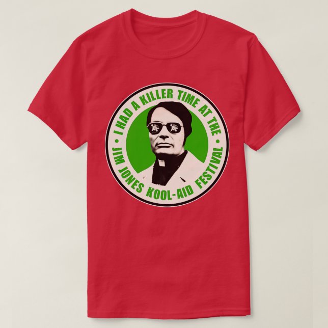 Jim Jones Kool Aid Festival T-Shirt (Design Front)