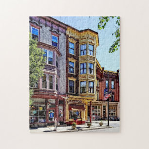 Jim Thorpe Pa - Shops Along Broadway Jigsaw Puzzle
