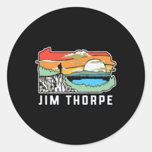 Jim Thorpe Pennsylvania Nature Outdoor Hiking  Classic Round Sticker