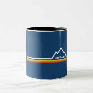 Jim Thorpe Pennsylvania Two-Tone Coffee Mug