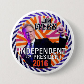 Jim Webb 2016 7.5 Cm Round Badge