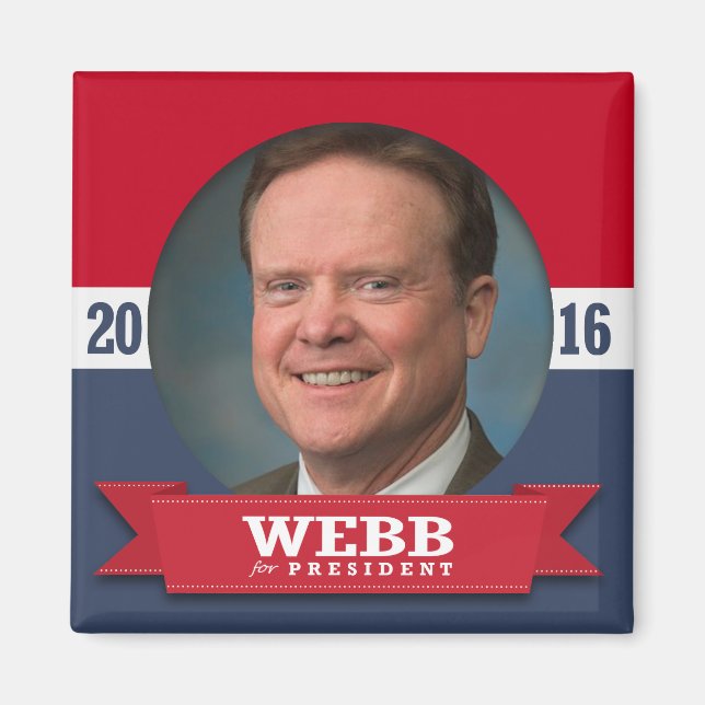 JIM WEBB 2016 MAGNET (Front)