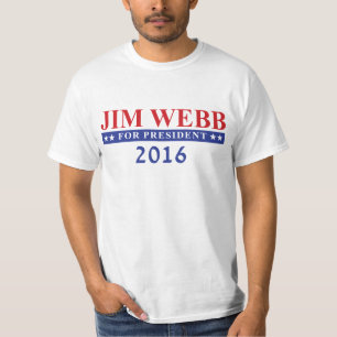 Jim Webb For President 2016 T-Shirt