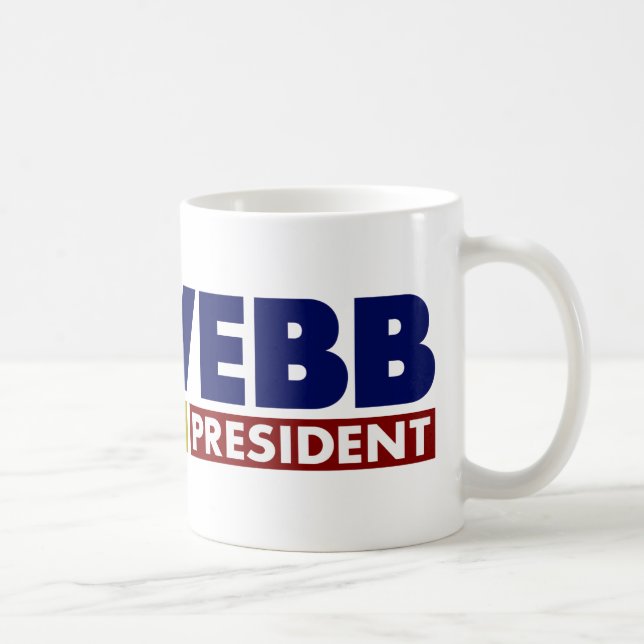 Jim Webb for President V1 Coffee Mug (Right)