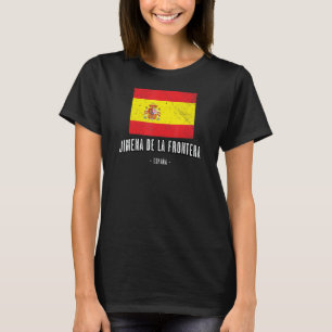 Jimena De La Frontera Spain Es Flag City Bandera T-Shirt