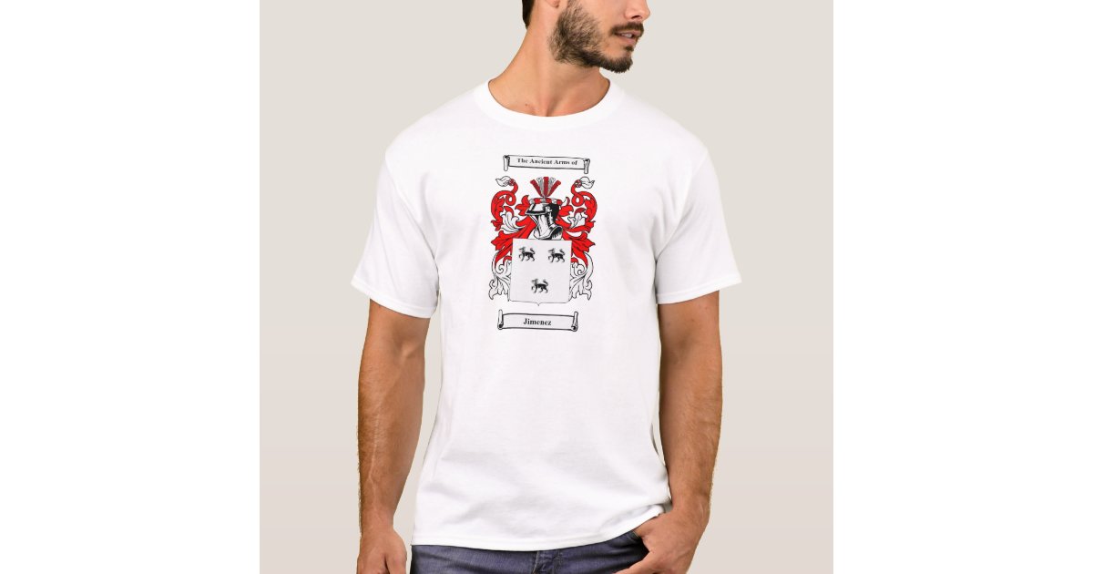 Jimenez Coat of Arms T-Shirt | Zazzle