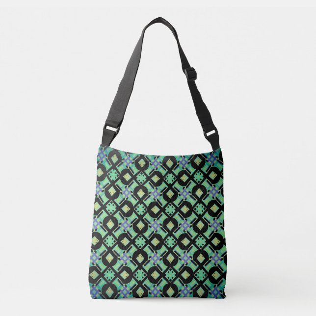Jimette Toilet Bag Green Design black (Front)