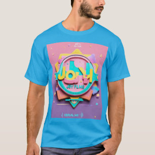 Jimi Hendrix Typographic Tribute T-Shirt. T-Shirt