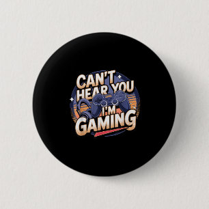 Jimino Uni-adult Gaming - Can't Hear You I'm Gamin 6 Cm Round Badge