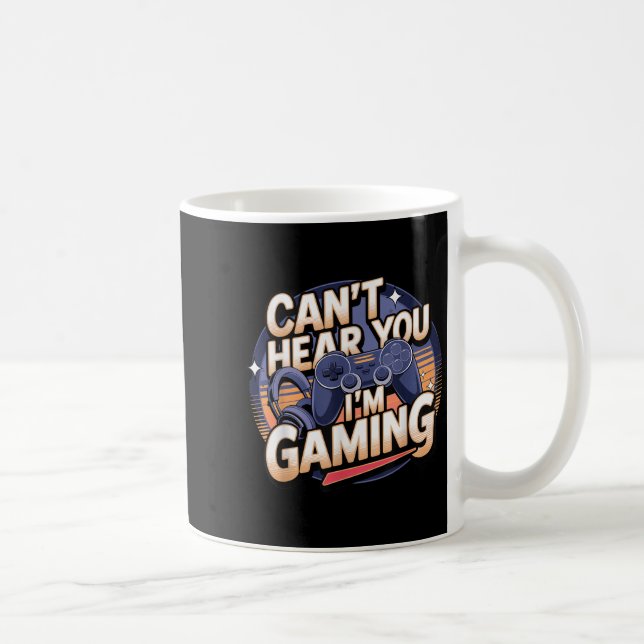 Jimino Uni-adult Gaming - Can't Hear You I'm Gamin Coffee Mug (Right)