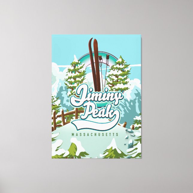 Jiminy Peak massachusetts skiing Photo Print (Front)