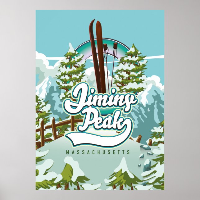 Jiminy Peak massachusetts skiing Poster (Front)