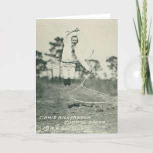 Jimmie Richardson jumping spoke. Card