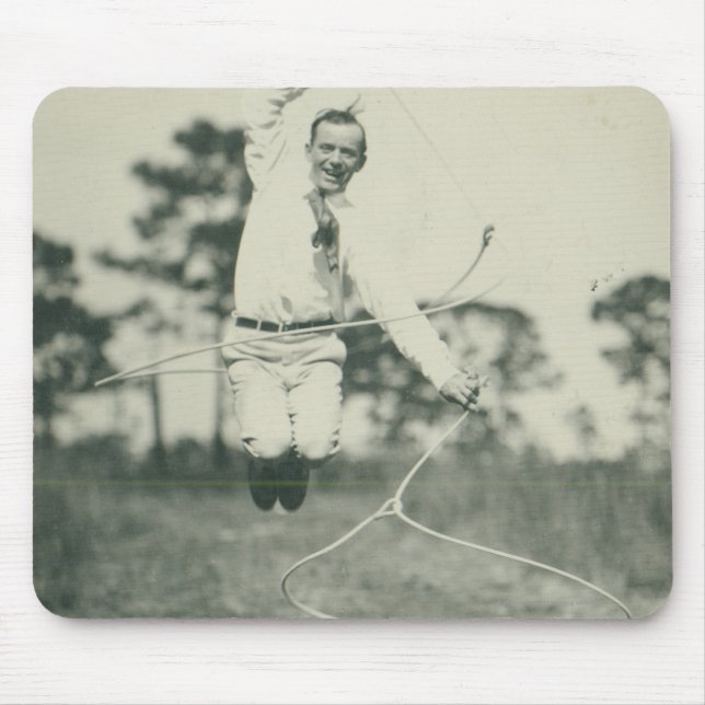 Jimmie Richardson jumping spoke. Mouse Mat (Front)