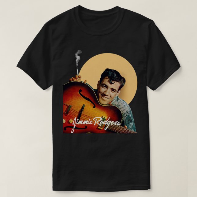 Jimmie Rodgers Classic CountryTribute T-Shirt (Design Front)