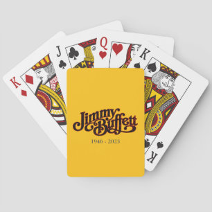 jimmy buffett margarita Island escapism Playing Cards
