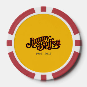 jimmy buffett margarita Island escapism Poker Chips