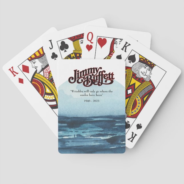 jimmy buffett margarita playing cards (Back)