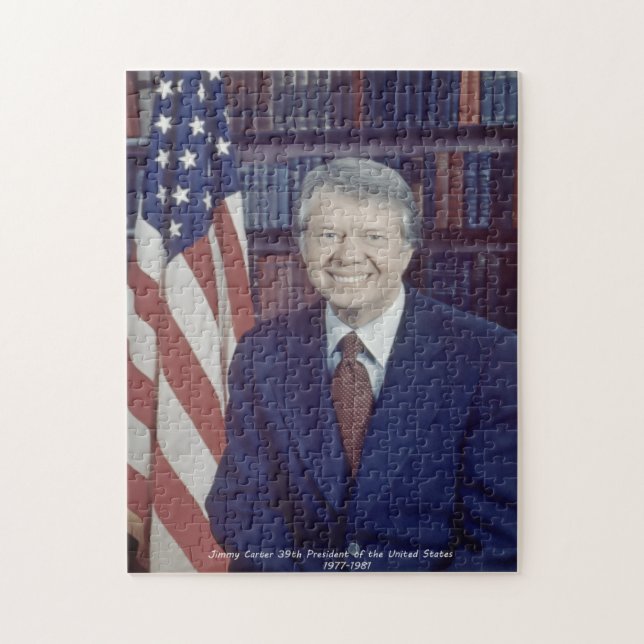 Jimmy Carter 39 th President of the United States Jigsaw Puzzle (Vertical)