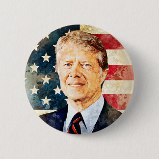 Jimmy Carter 6 Cm Round Badge