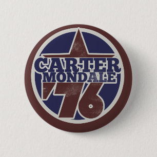 Jimmy Carter 6 Cm Round Badge