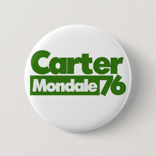 Jimmy Carter 76 Carter Mondale retro Politics 6 Cm Round Badge