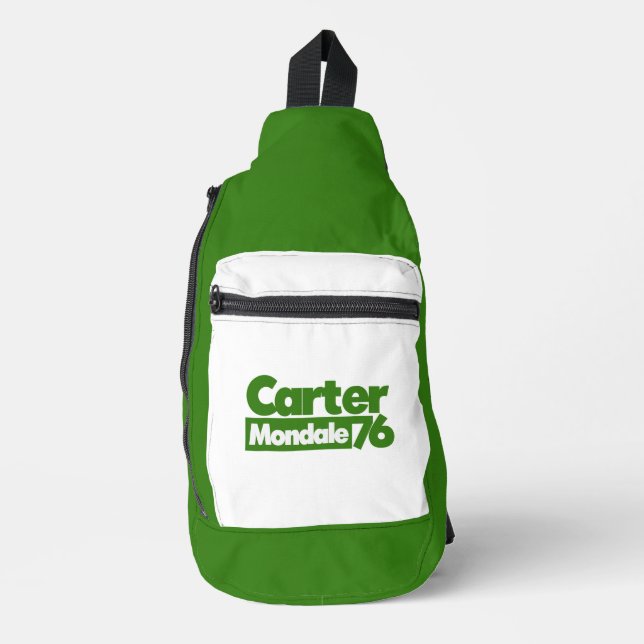 Jimmy Carter 76 Carter Mondale retro Politics Sling Bag (Front)