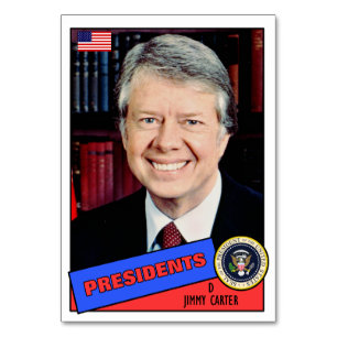 Jimmy Carter Baseball Card