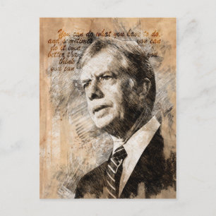 Jimmy Carter Postcard