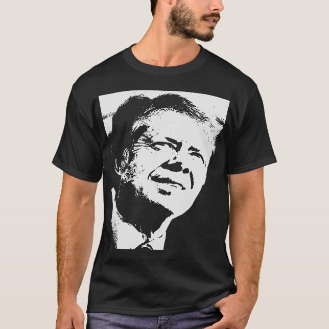 Jimmy Carter silhouette T-Shirt (Front)