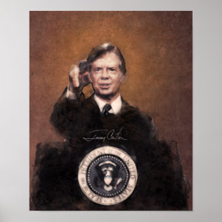 Jimmy Carter | The American President art Painting Poster