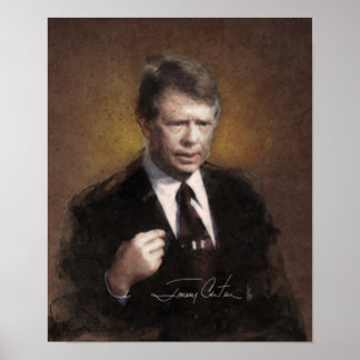Jimmy Carter | The American President art Painting Poster