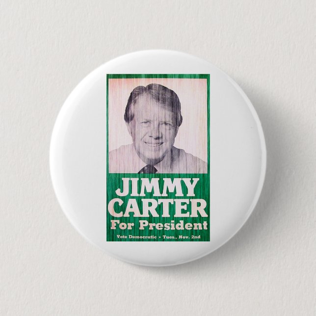 Jimmy Carter Vintage 6 Cm Round Badge (Front)