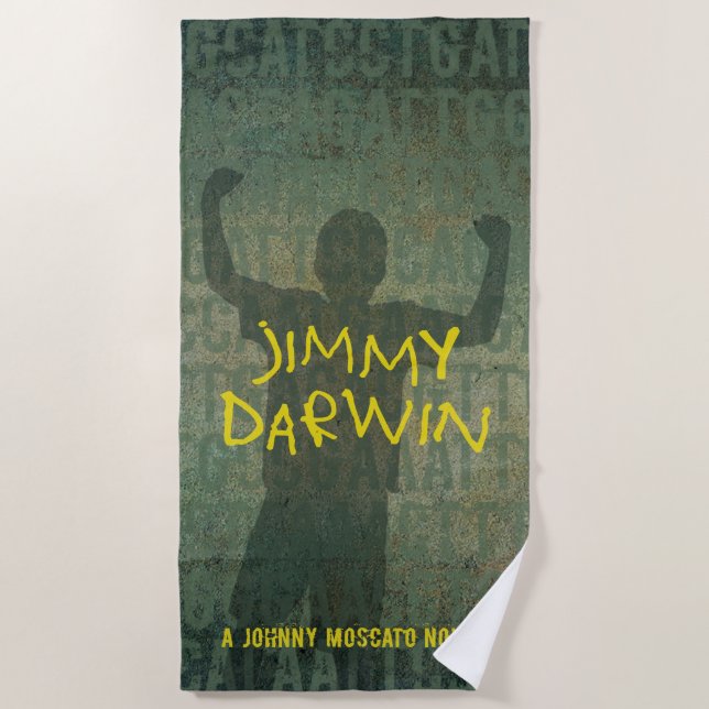 Jimmy Darwin Book Cover Beach Towel (Front)