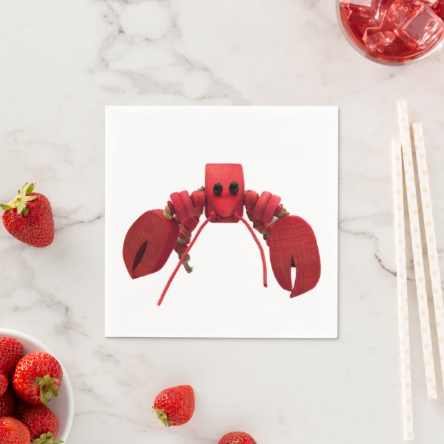 Jimmy Halfa Lobster Napkin (Insitu)