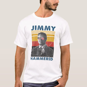 Jimmy Hammered 4Th Of July Drunk President Carter T-Shirt