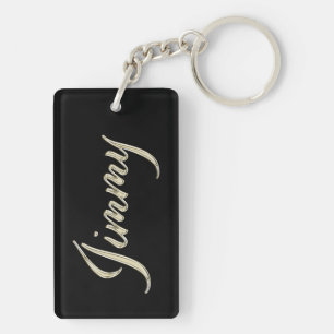 Jimmy Name whitegold key trailer Ring