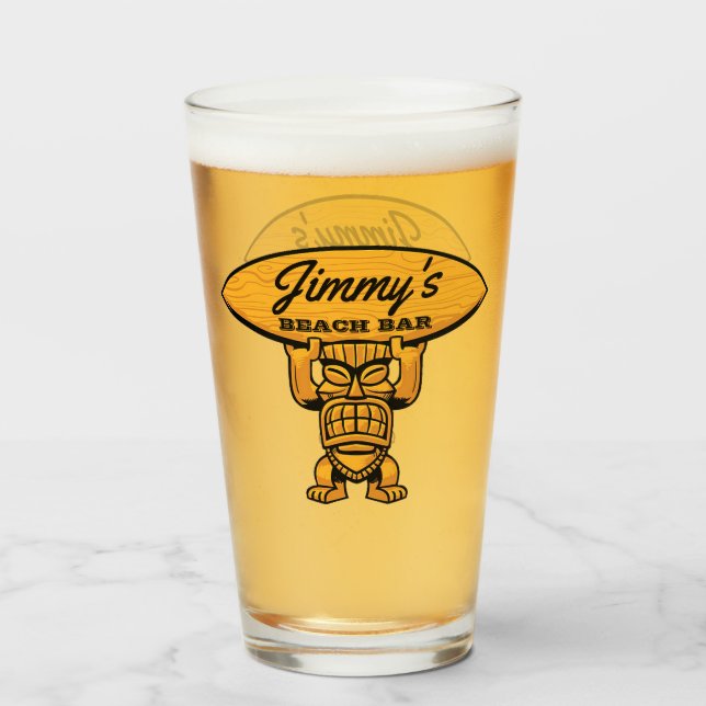 Jimmy's Beach Bar Glass (Front Filled)
