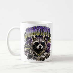 Jimothy Cool Racoon Urban Streetwear Coffee Mug