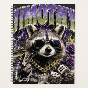 Jimothy Cool Racoon Urban Streetwear Planner