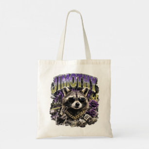 Jimothy Cool Racoon Urban Streetwear Tote Bag