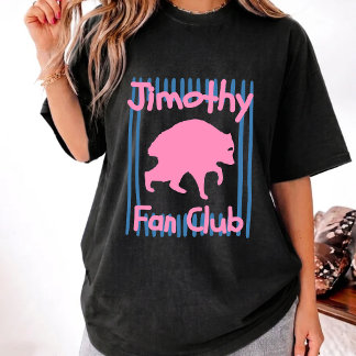 jimothy fan club Funny Racoon T-Shirt