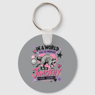 Jimothy Local Legend Street Art Racoon World Of Key Ring