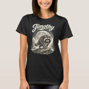 Jimothy Moonlit Mischief Racoon Vintage Wildlife  T-Shirt
