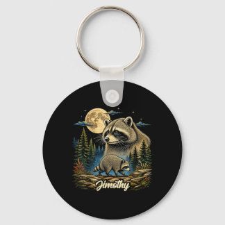 Jimothy Racoon Funny Jimothy From Seattle Meme Key Ring