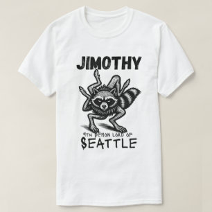 Jimothy Racoon Seattle Demon T-Shirt