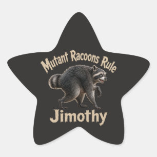 Jimothy Racoon Stickers