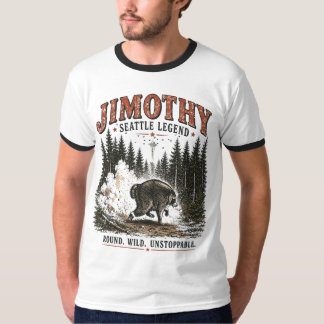 Jimothy Racoon Vintage Wildlife Forest Adventure T-Shirt