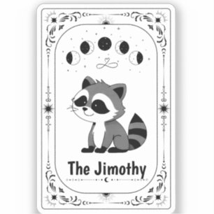 Jimothy Racoon Viral Trend Cute Fun Motivational